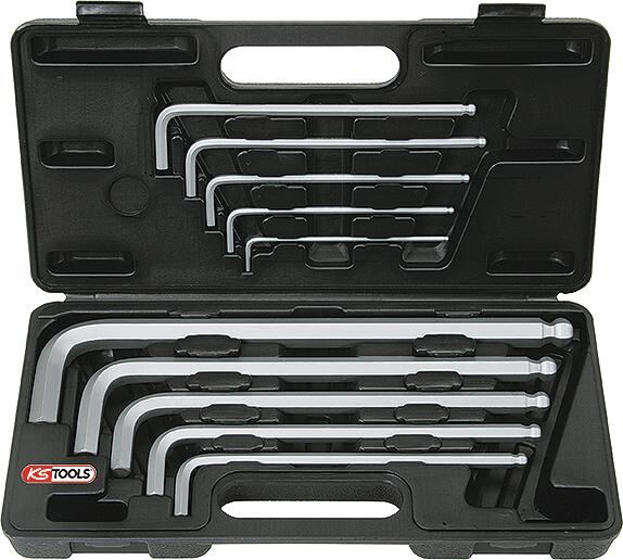 Ks tools ks-tools angle wrench set xl pin key set 10 pcs. 6 point inside