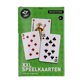 Speelkaarten xxl 18,5 x 12 cm | 5 stuks