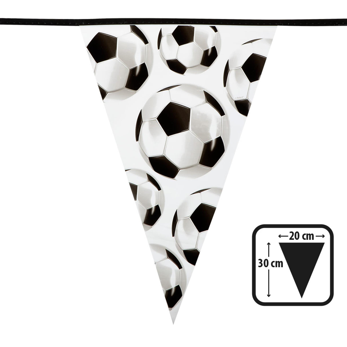 Flag Line Football Point Flags, 6mtr.