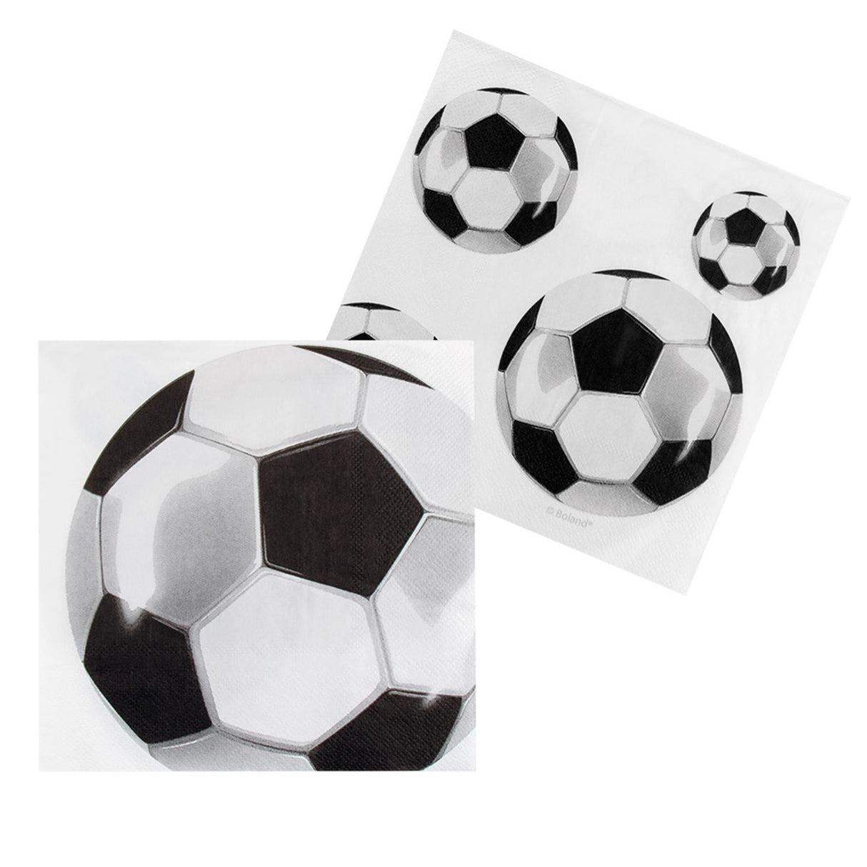 Football Napkins, 20 pcs.