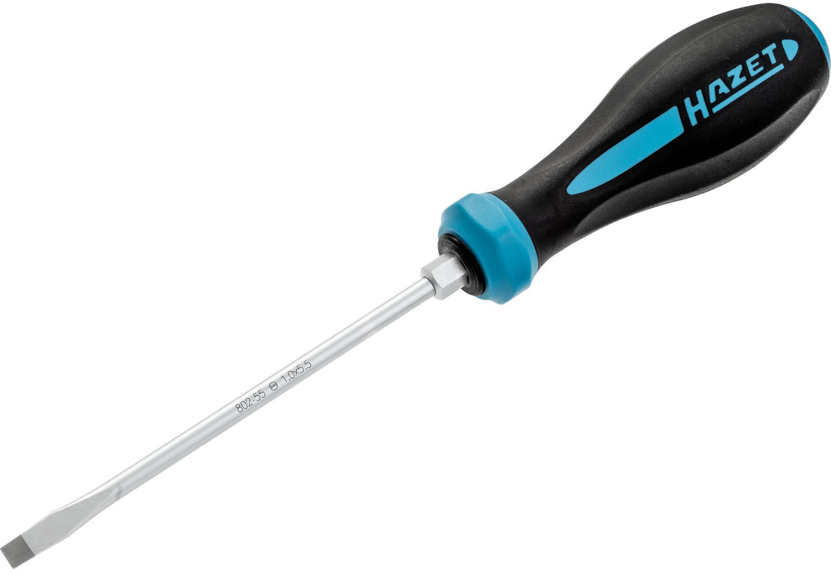 Hazet screwdriver hexanamic screw thread slide 5.5 802-55 125 239mm