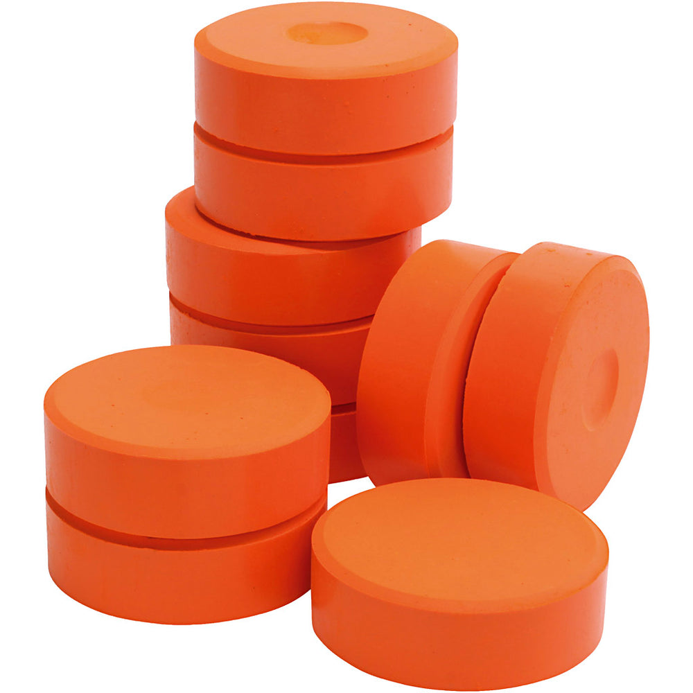 Colortime tempera liquid watercolor paint, h: 19 mm, d 57 mm, orange, 10 pieces 1 box