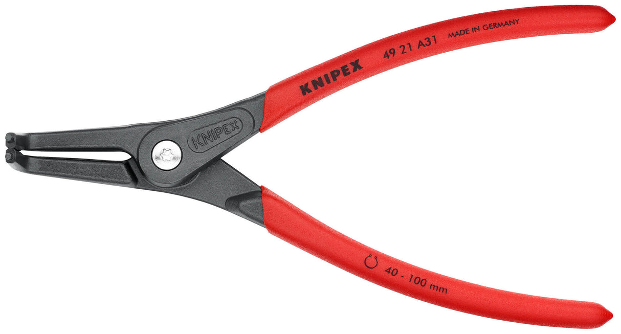 Pinza per anelli elastici Knipex pinza per anelli esterni a31 l1= 210mm