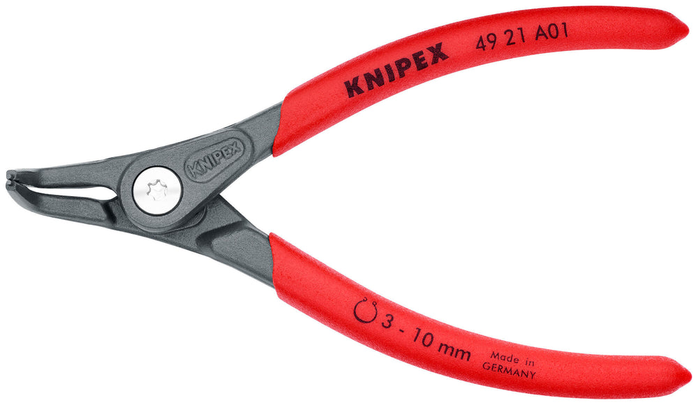 Knipex circlip pliers praez.circlip pliers with plastic curved