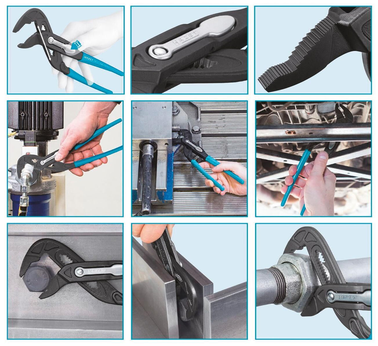 Hazet water pump pliers universal pliers l1 260mm