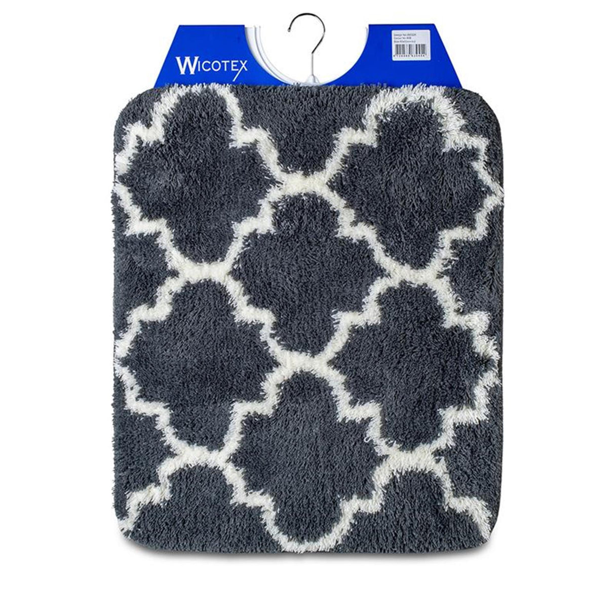 Wicotex bidetmat marseille antraciet 50x60cm