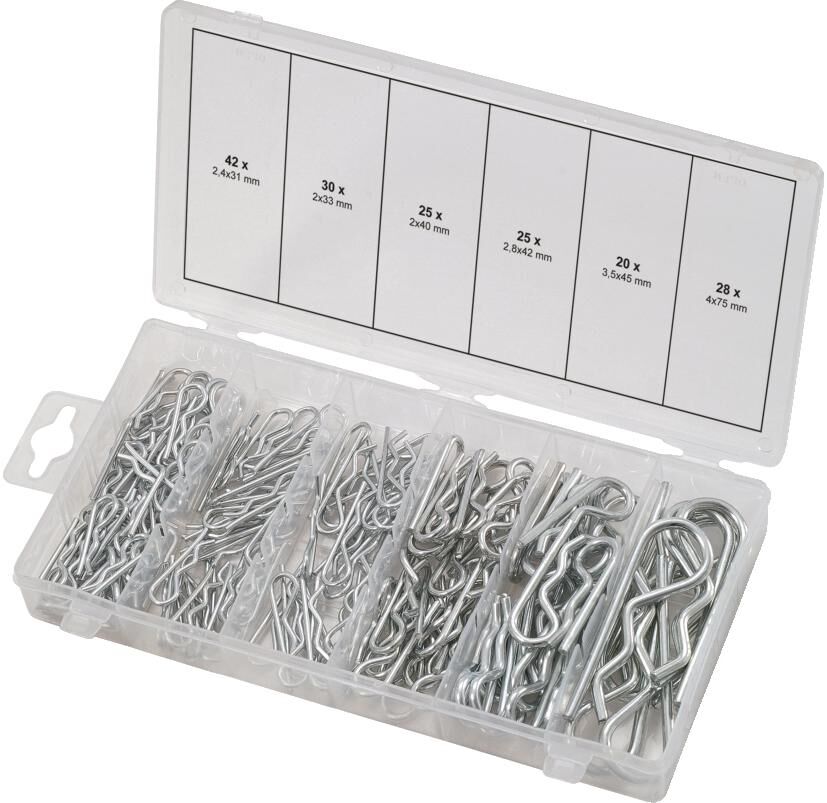 Ks tools ks-tools borgveren assortiment spring cotter pin assortm .