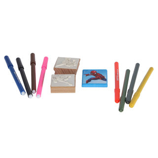 Conjunto de carimbos do Homem-Aranha com 11 peças