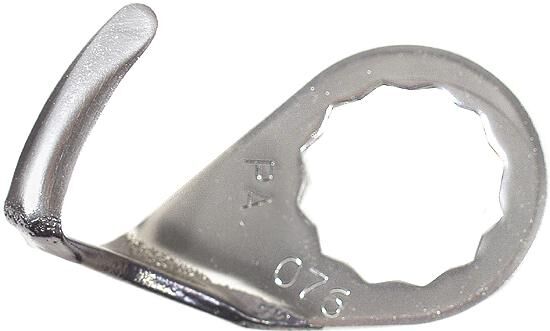 Fein bilrude fjernelseskniv skærekniv 2stk.24mm l u-form f.frontskive