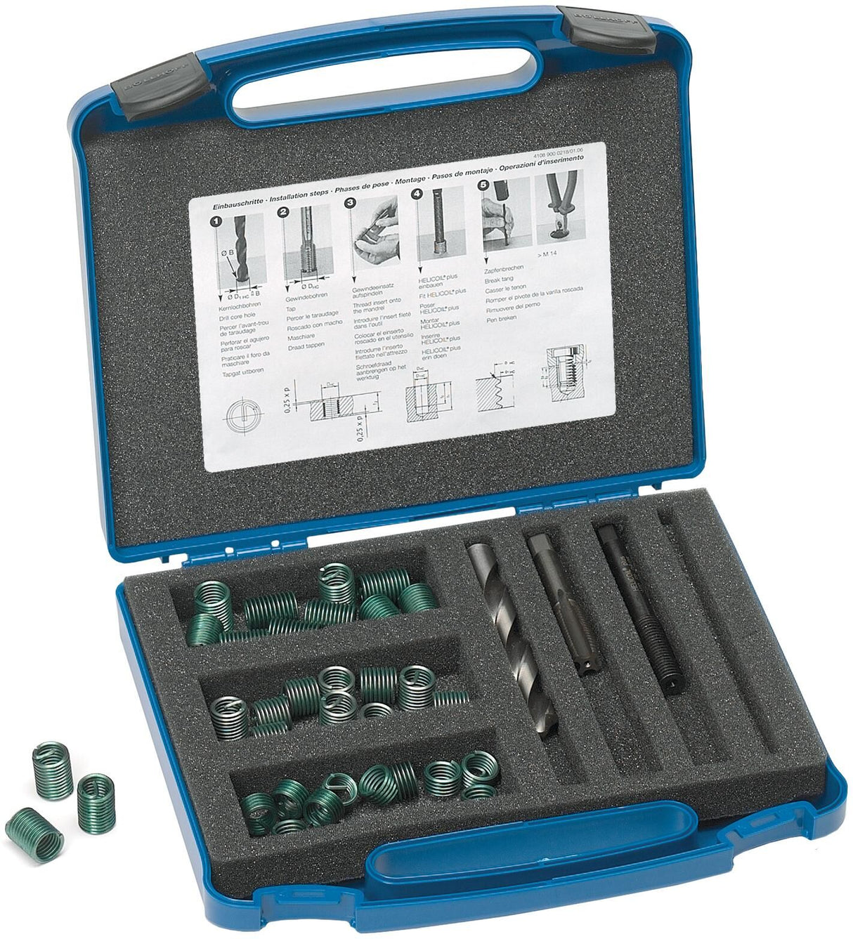 Böllhoff helicoil plus schroefdraad herstel assortiment rep. pack helicoil m12 x 1.5