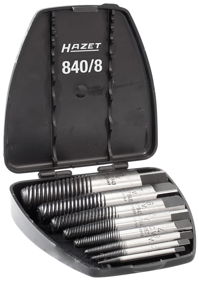 Hazet stud extractor screwdriver set 8 pcs. 840 8