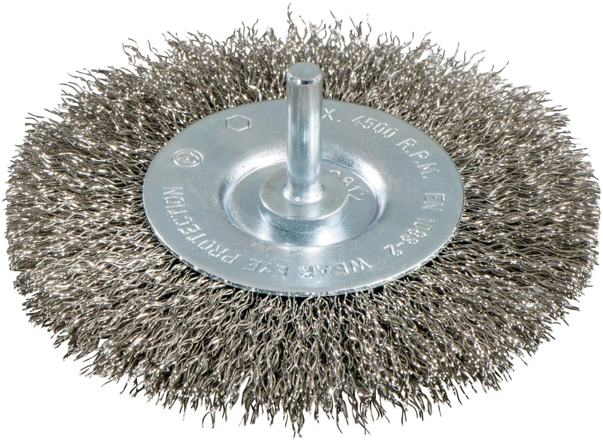 Metabo round brush with 6mm shaf d=75mm steel