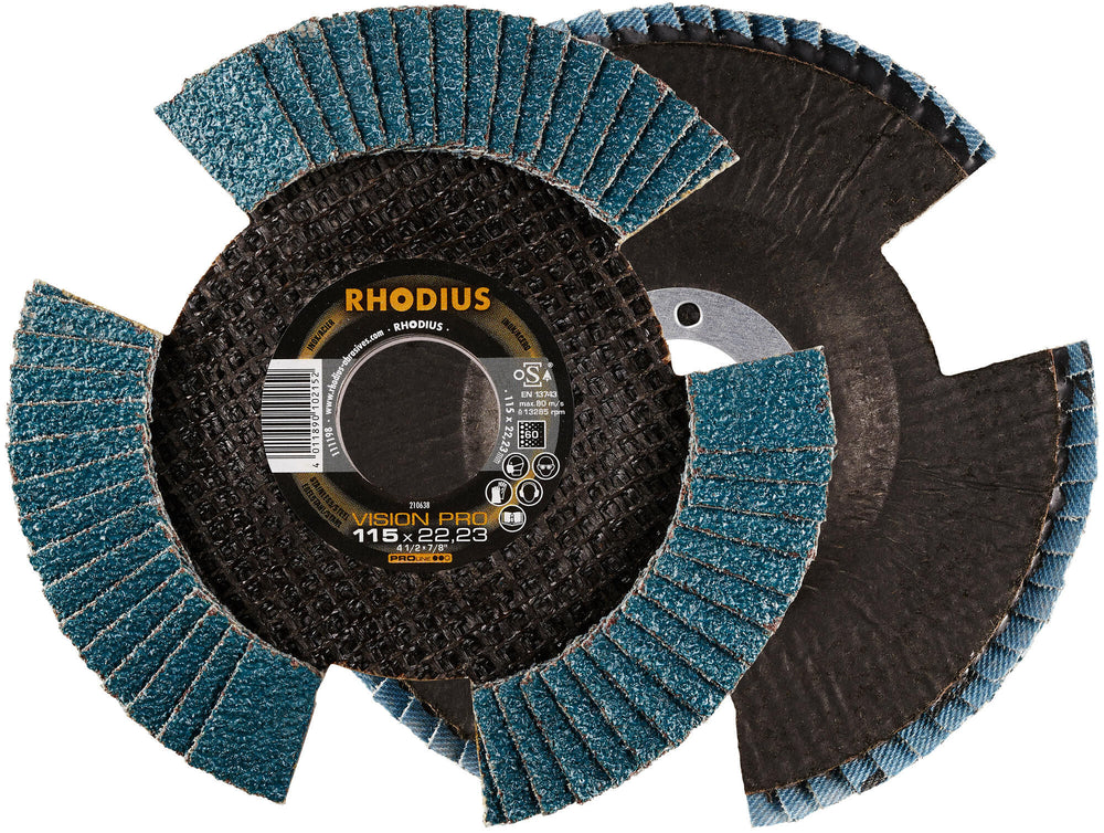 Rhodius lamellenschijf vision pro serrated washers vision p 60 115x22,23