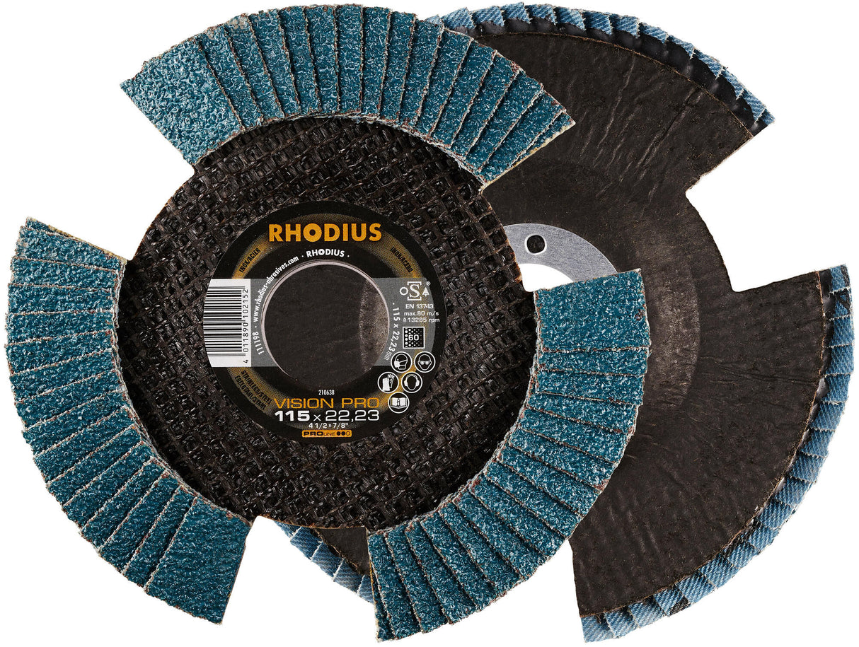 Rhodius lamellenschijf vision pro serrated washers vision p 60 115x22,23