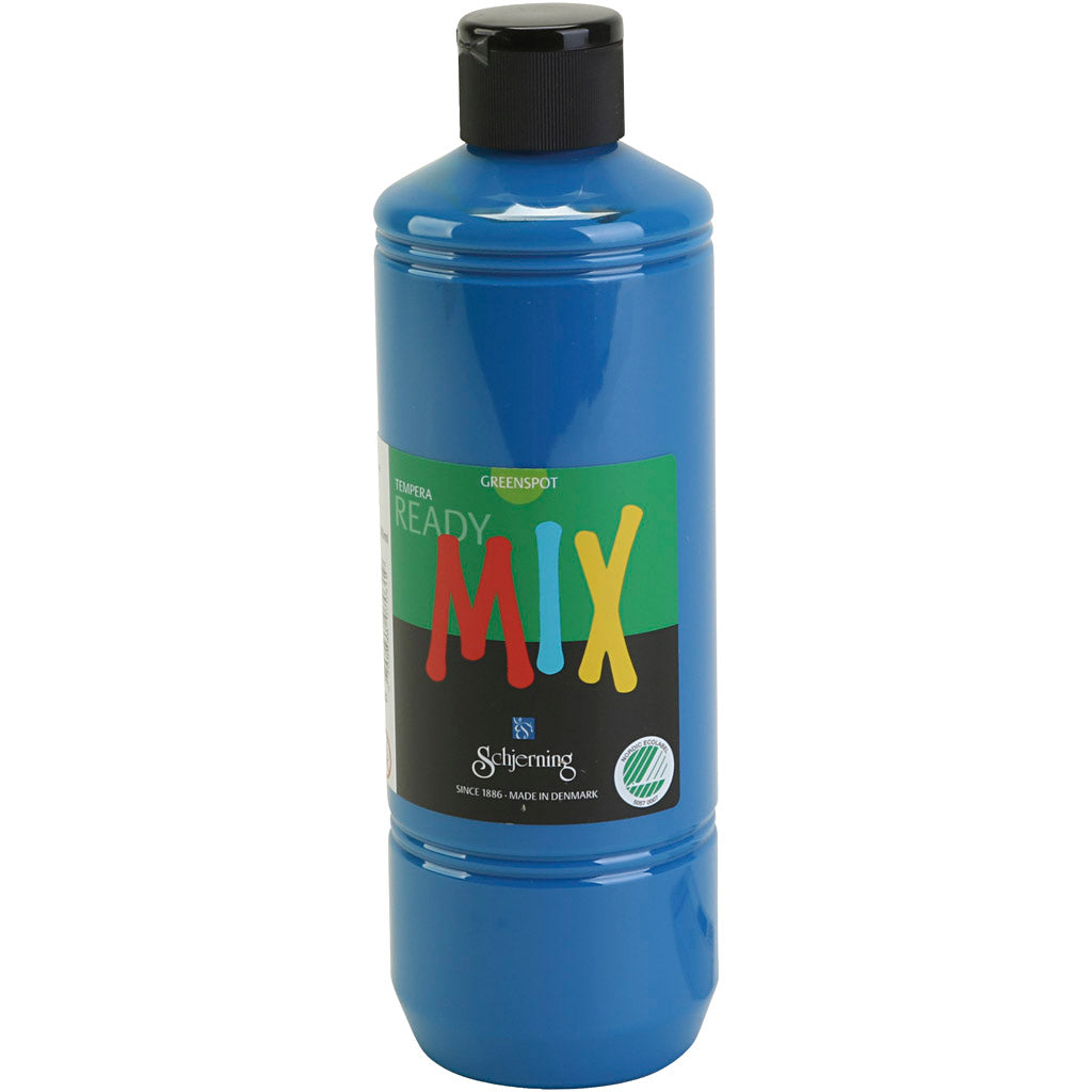 Schjerning greenspot plakaatverf, matt, primair blauw, 500 ml 1 fles