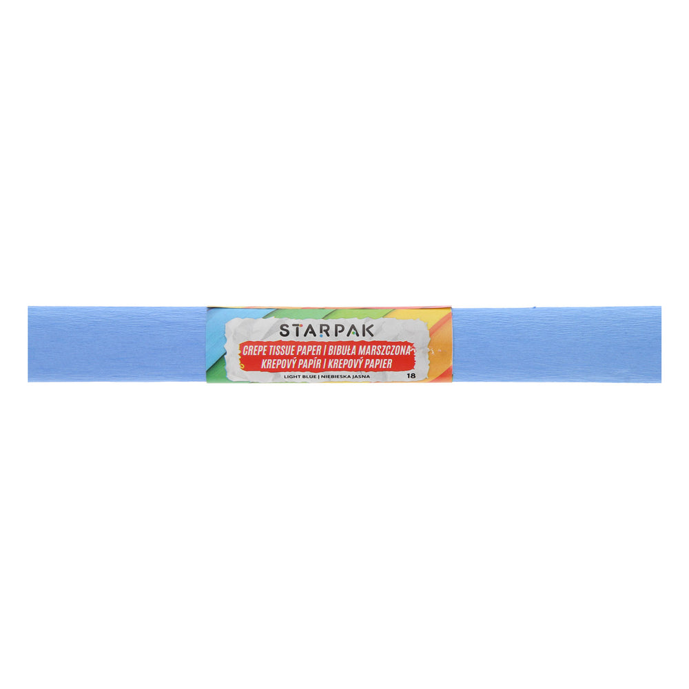 Crep -Papierhellblau