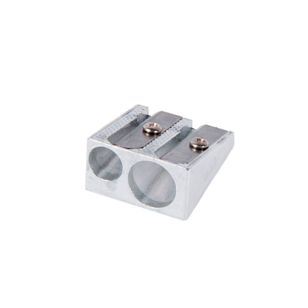 Sacapuntas dobles de metal, 12 uds.