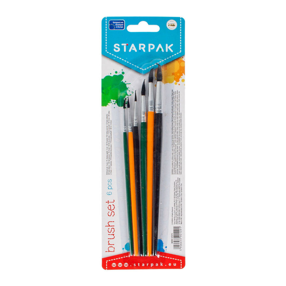 Brush set, 6 pcs.