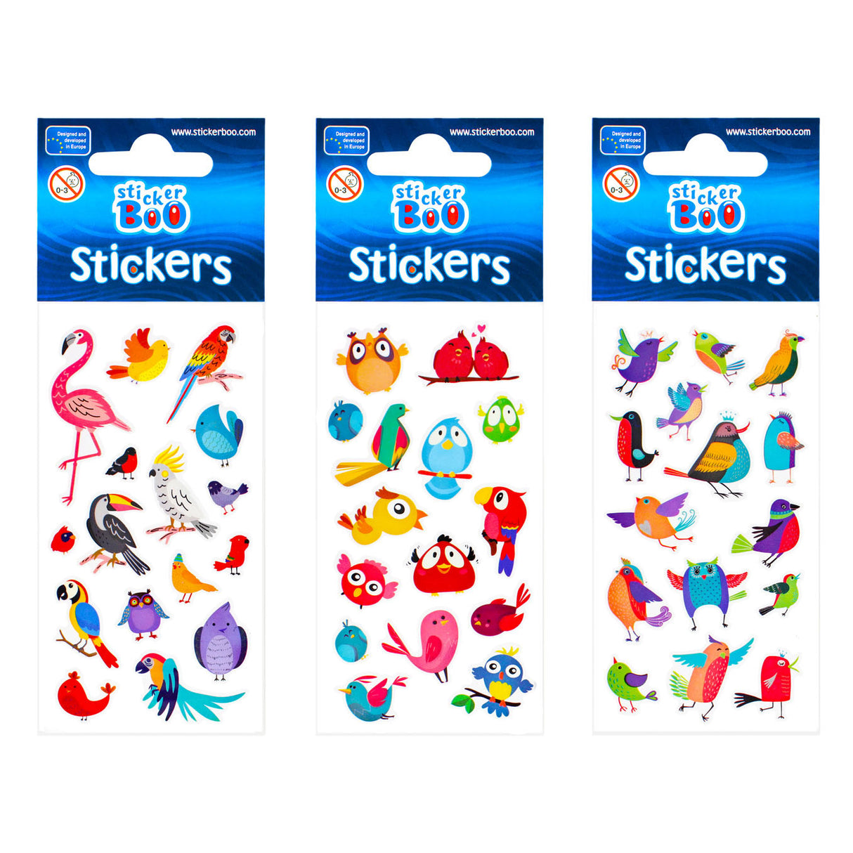 Bird sticker sheet