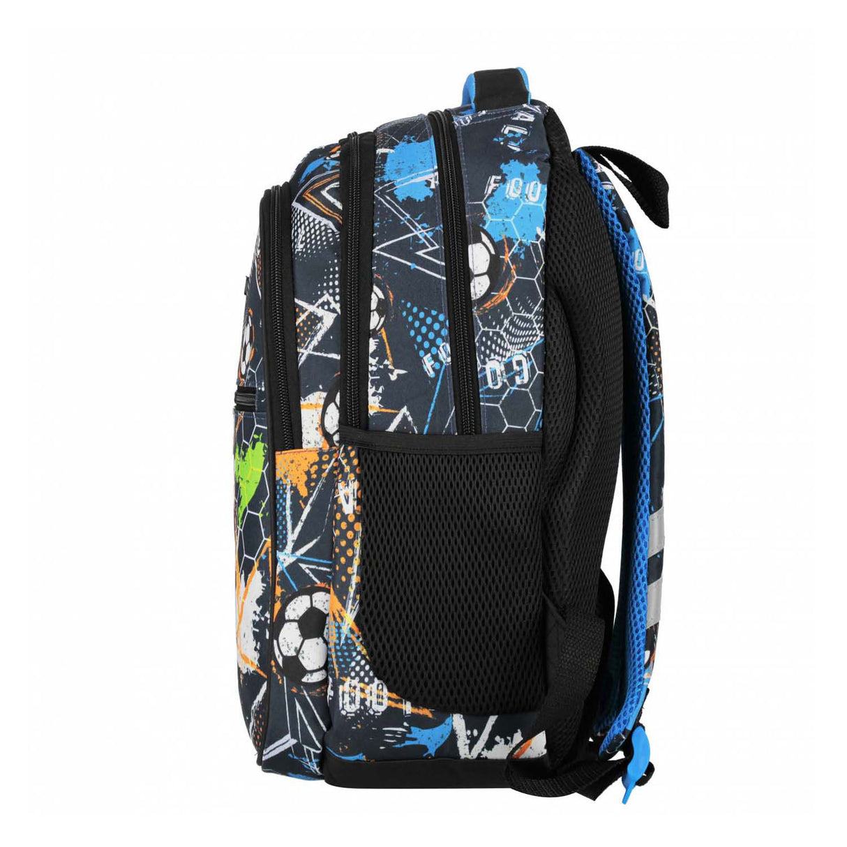 Backpack football blue