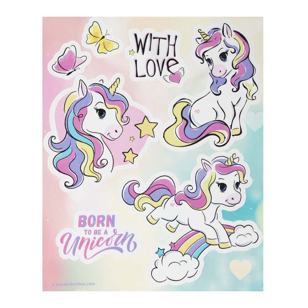 Unicorn window stickers, 16x21cm