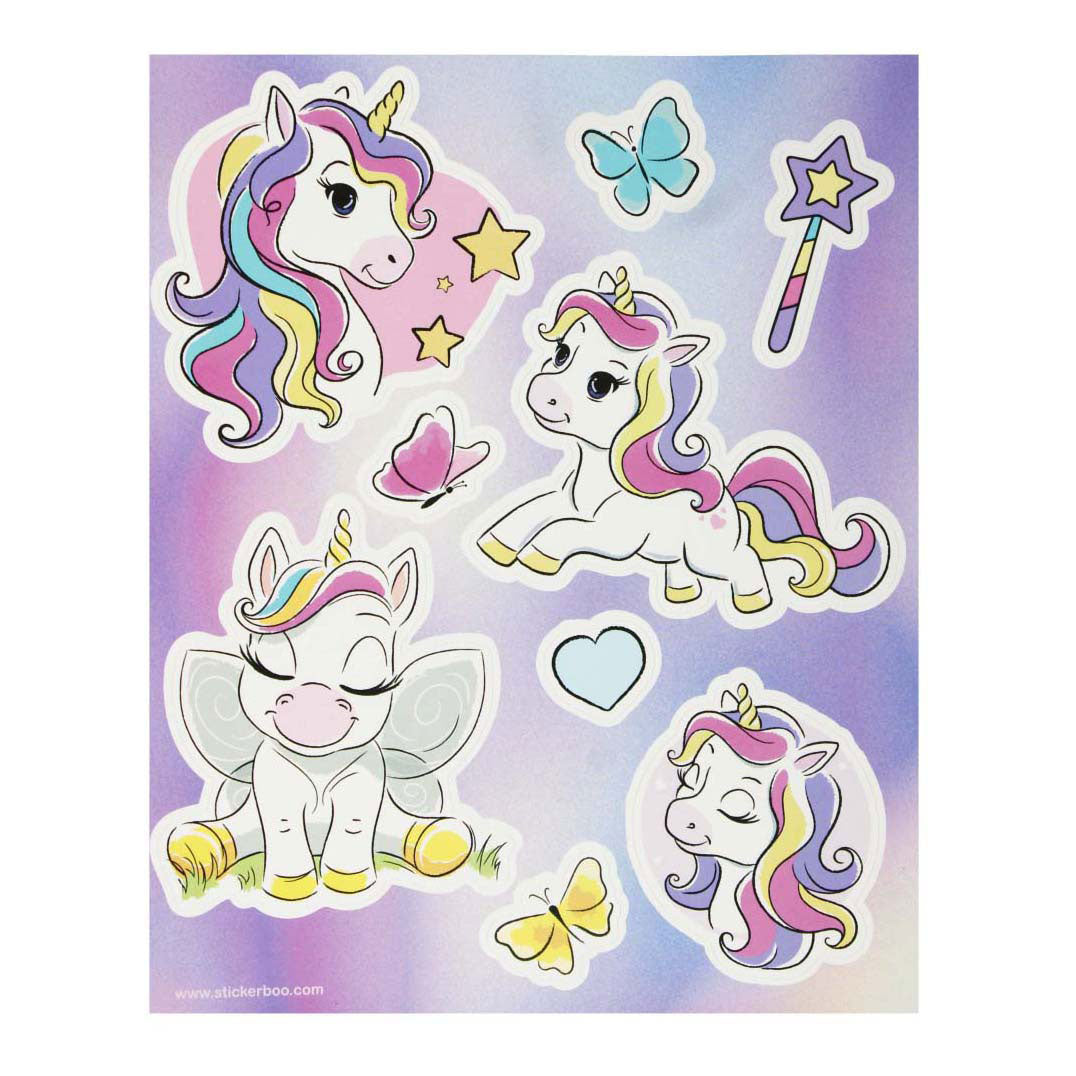 Unicorn window stickers, 16x21cm
