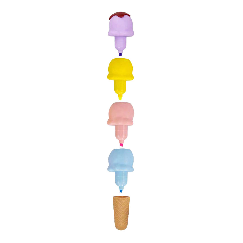 Mini highlighters ice cream