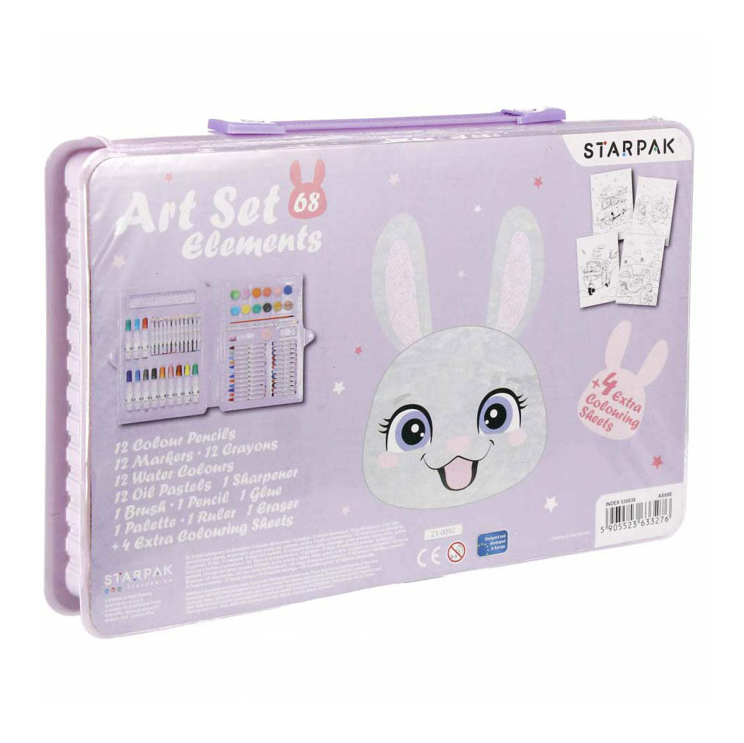 Creatieve set konijn, 68dlg.