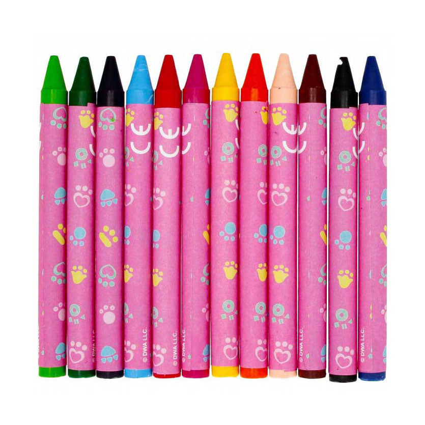 Waskrijt gabby's poppenhuis, 12 kleuren