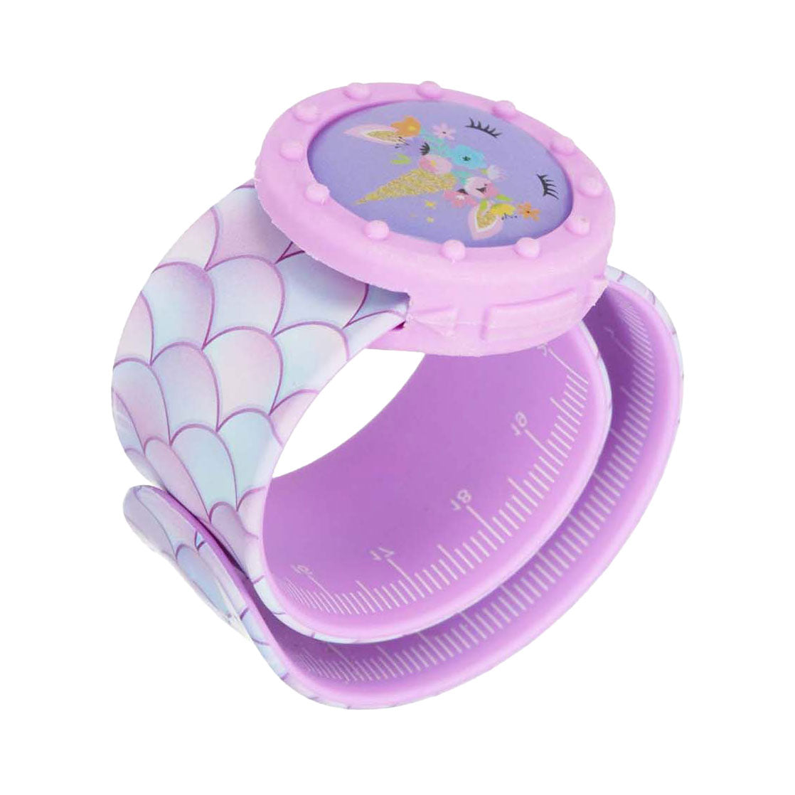 Slap bracelet ruler with eraser girl