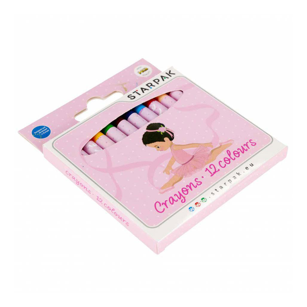 Balerina med voksstift, 12 stk.