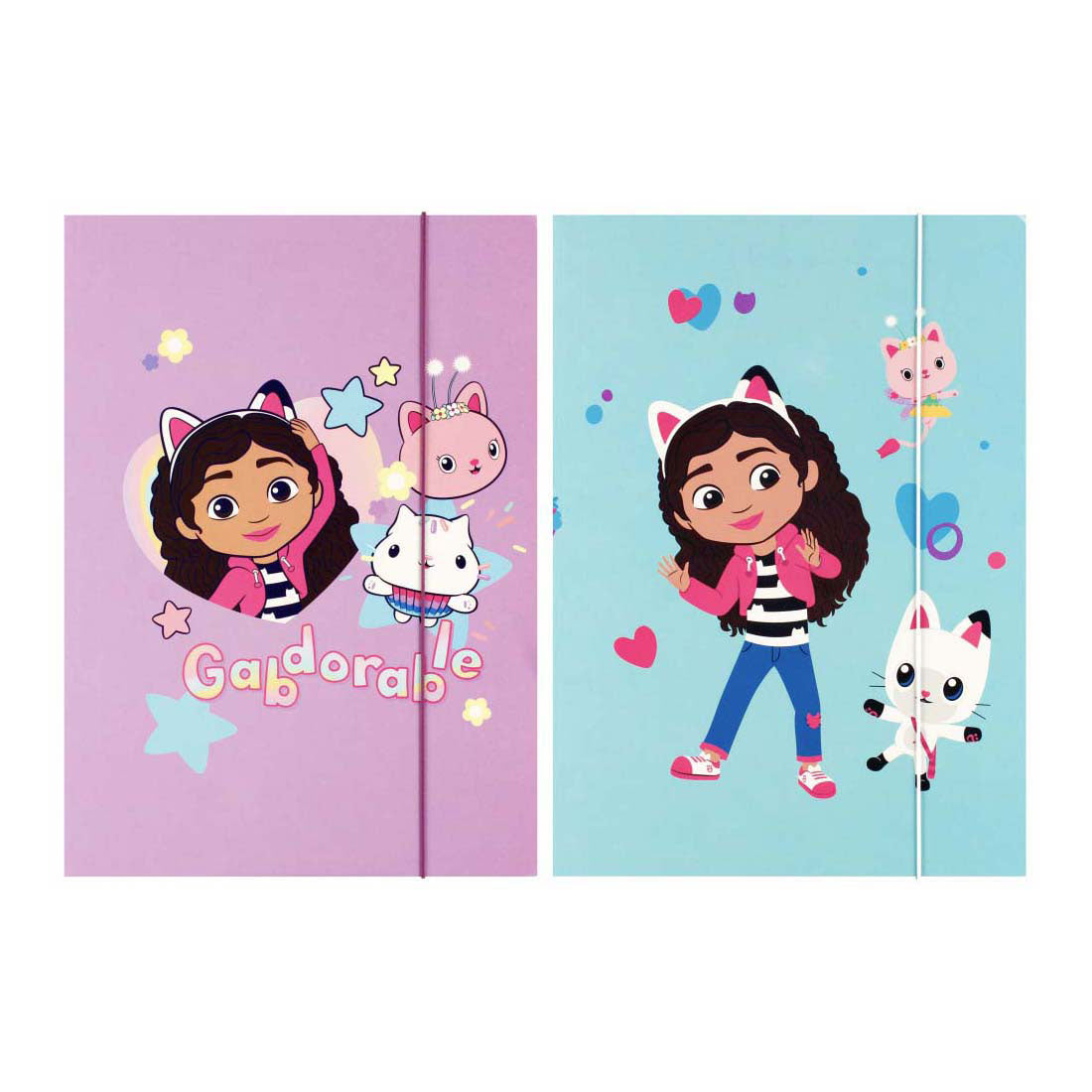 Mapa z elastiko A4 Hišica za punčke Gabby