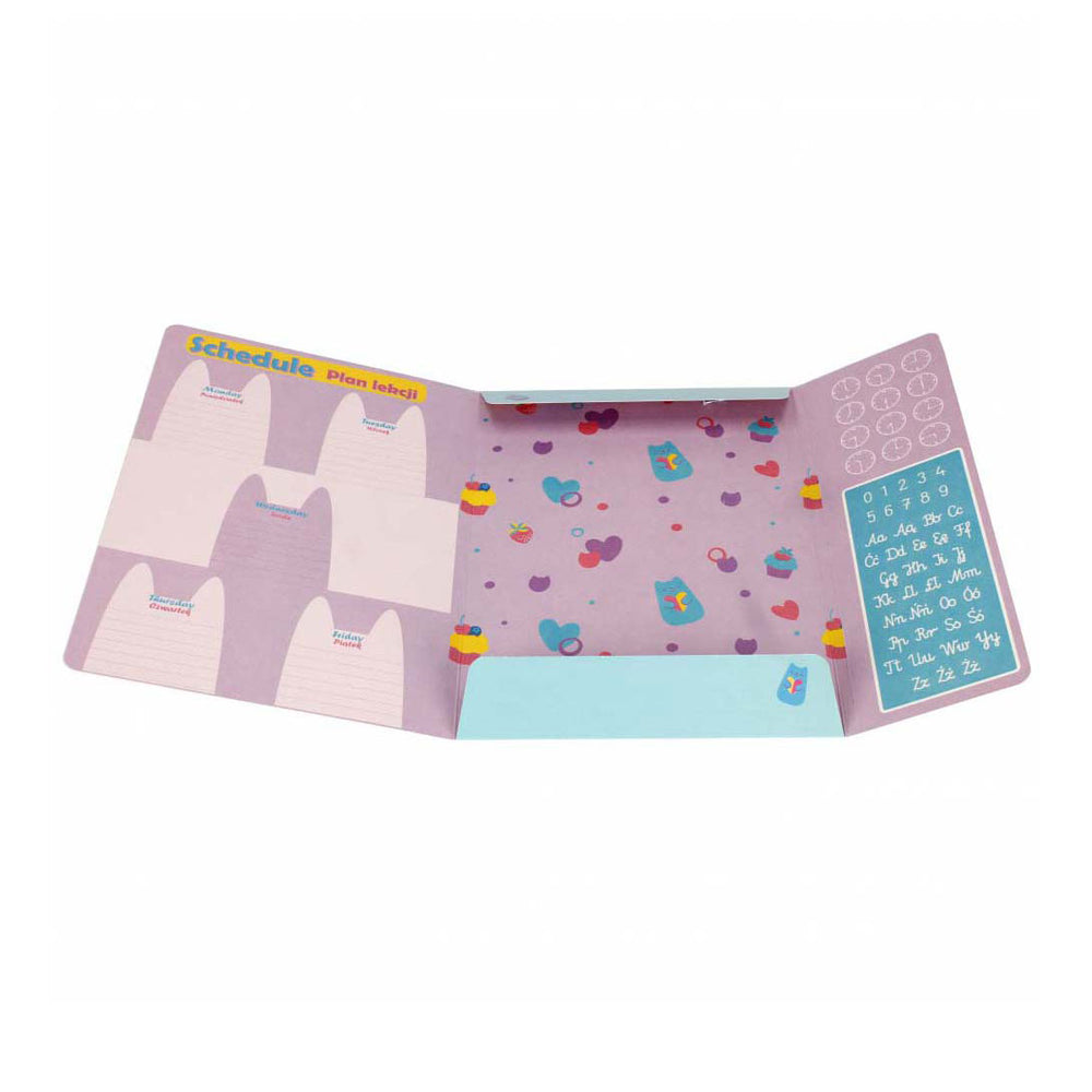 Map with elastic A4 Gabby's dollhouse