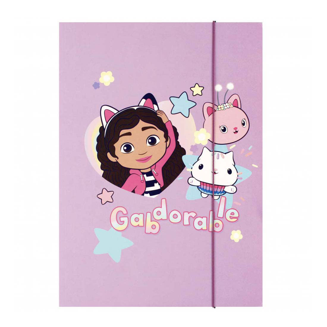 Mapa z elastiko A4 Hišica za punčke Gabby