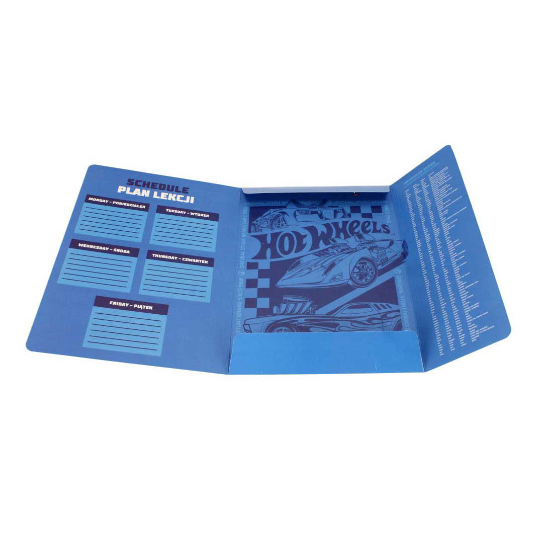 Map met elastiek a4 hot wheels