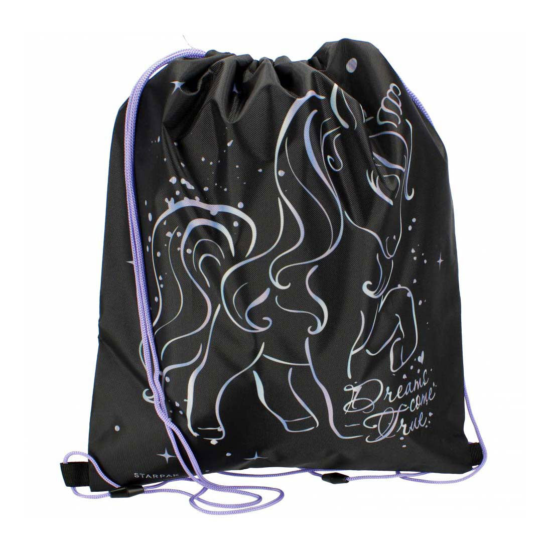Gym bag unicorn black