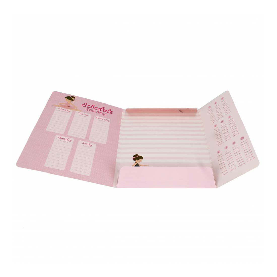 A4 ballet elastic folder