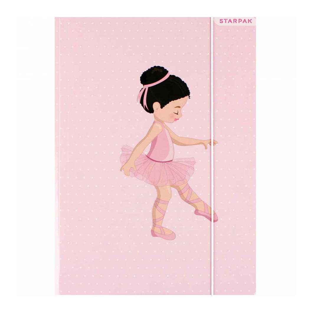 A4 ballet elastic folder