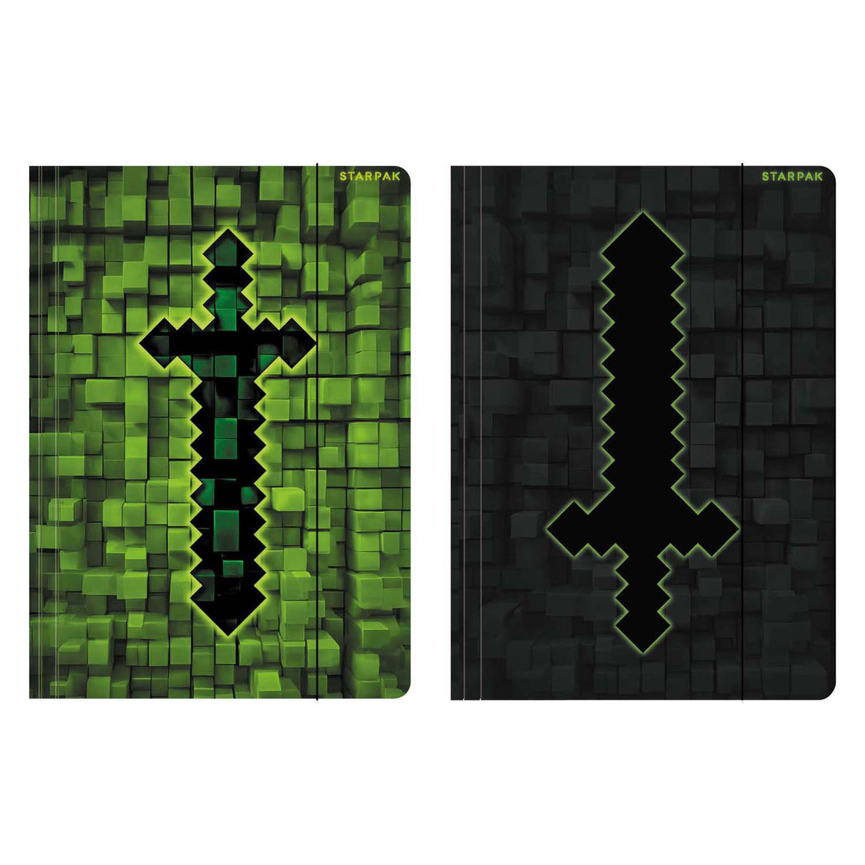 Folder with elastic band a4 pixel