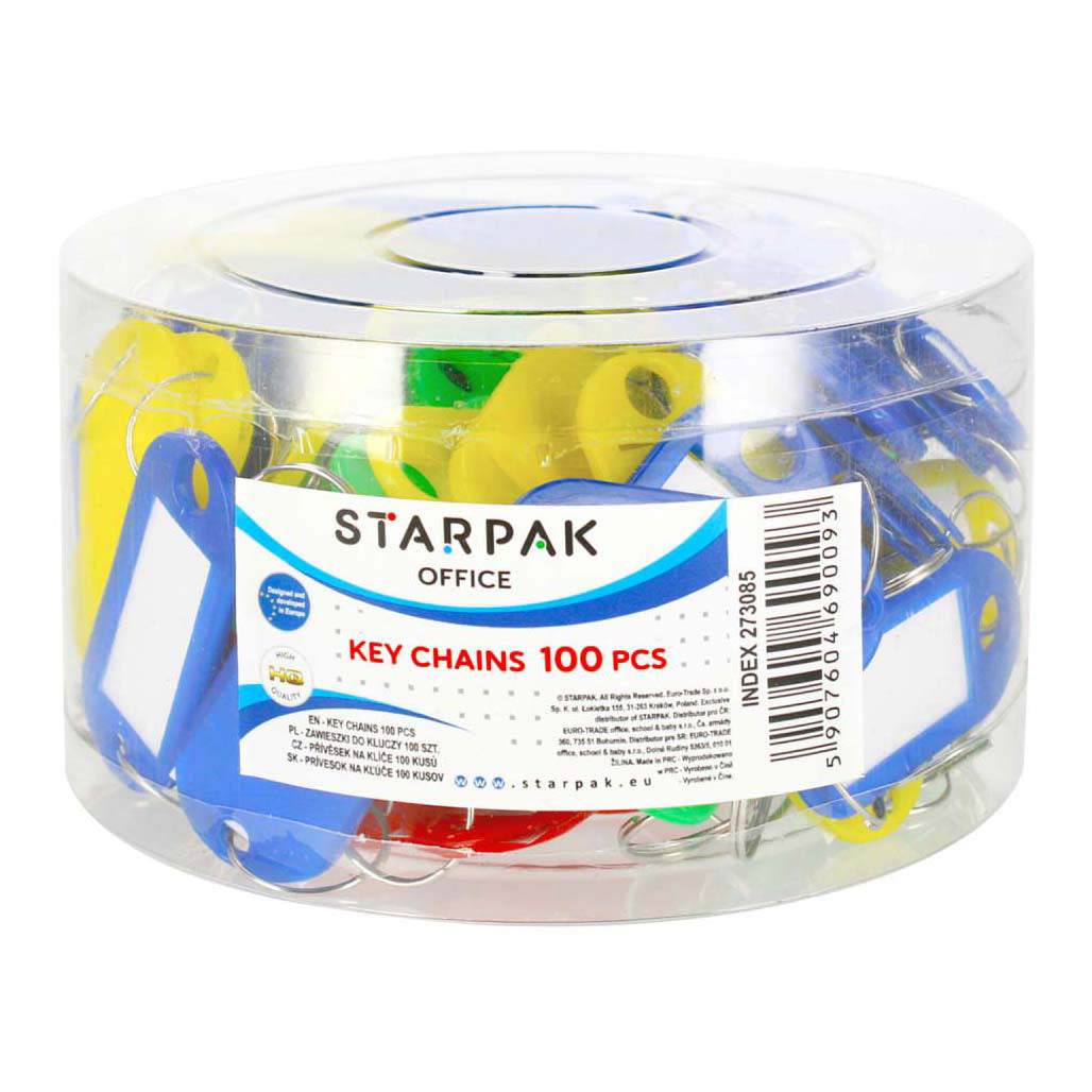 Key ring with address, 100 pcs.