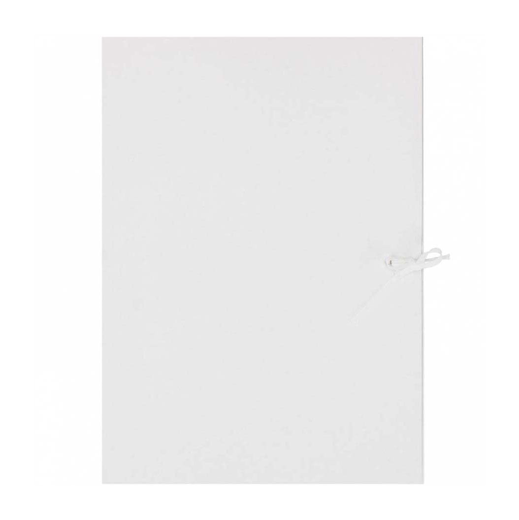 Carpeta blanca con banda A4