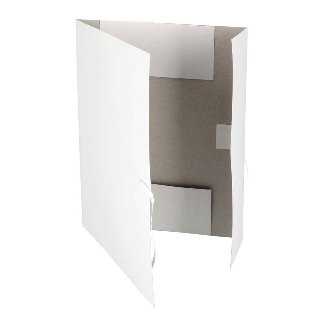 Carpeta blanca con banda A4