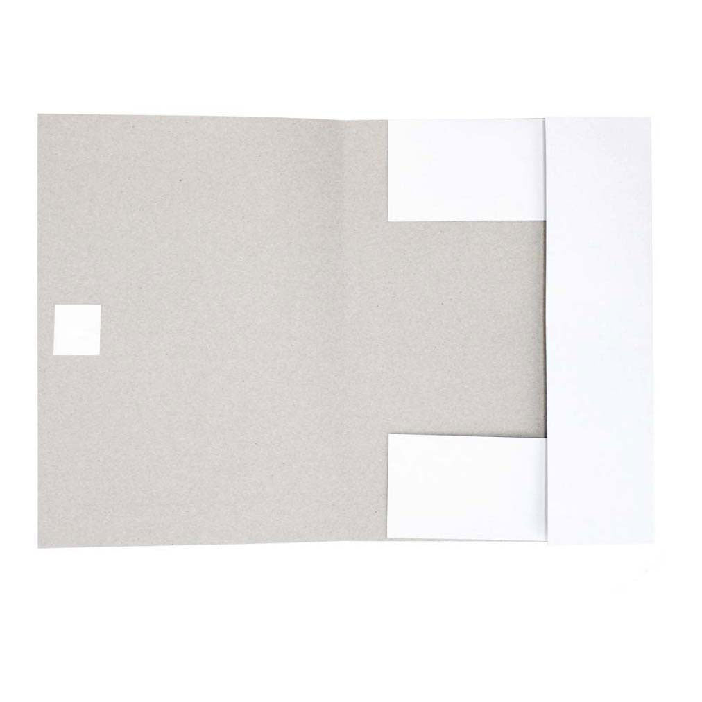 Carpeta blanca con banda A4