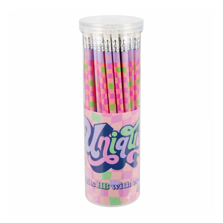 Potloden met gum unique, 48st