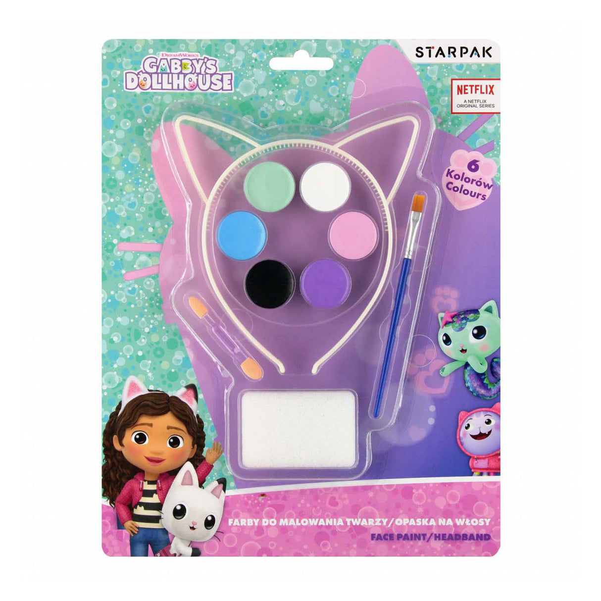 Gabby senger Poppenhaus Gesiicht molen an headband