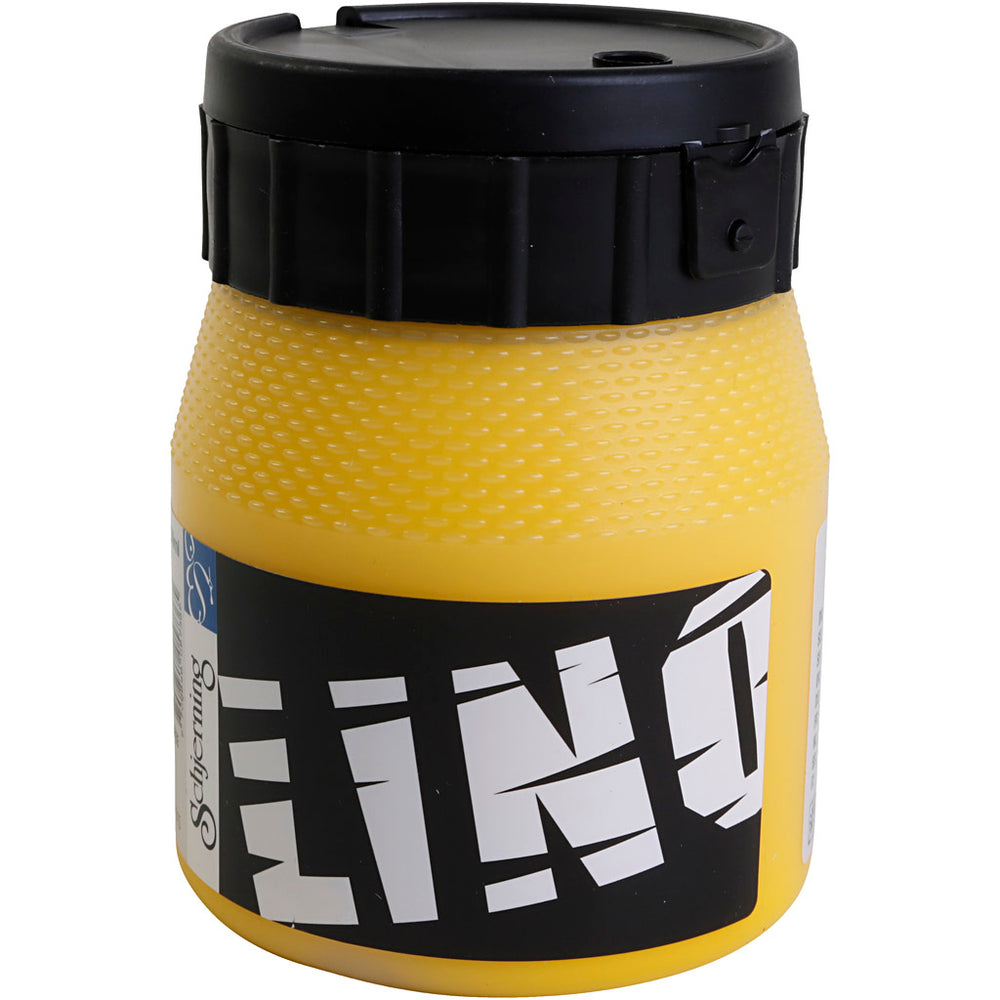 Creativ Company Linoleum Paint - Geel, 250 ml