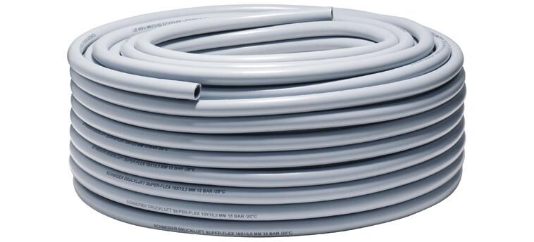 Schneider airsystems schneider persluchtslang super-flex super-air pressure hose gray, 15 bar 6.3mm