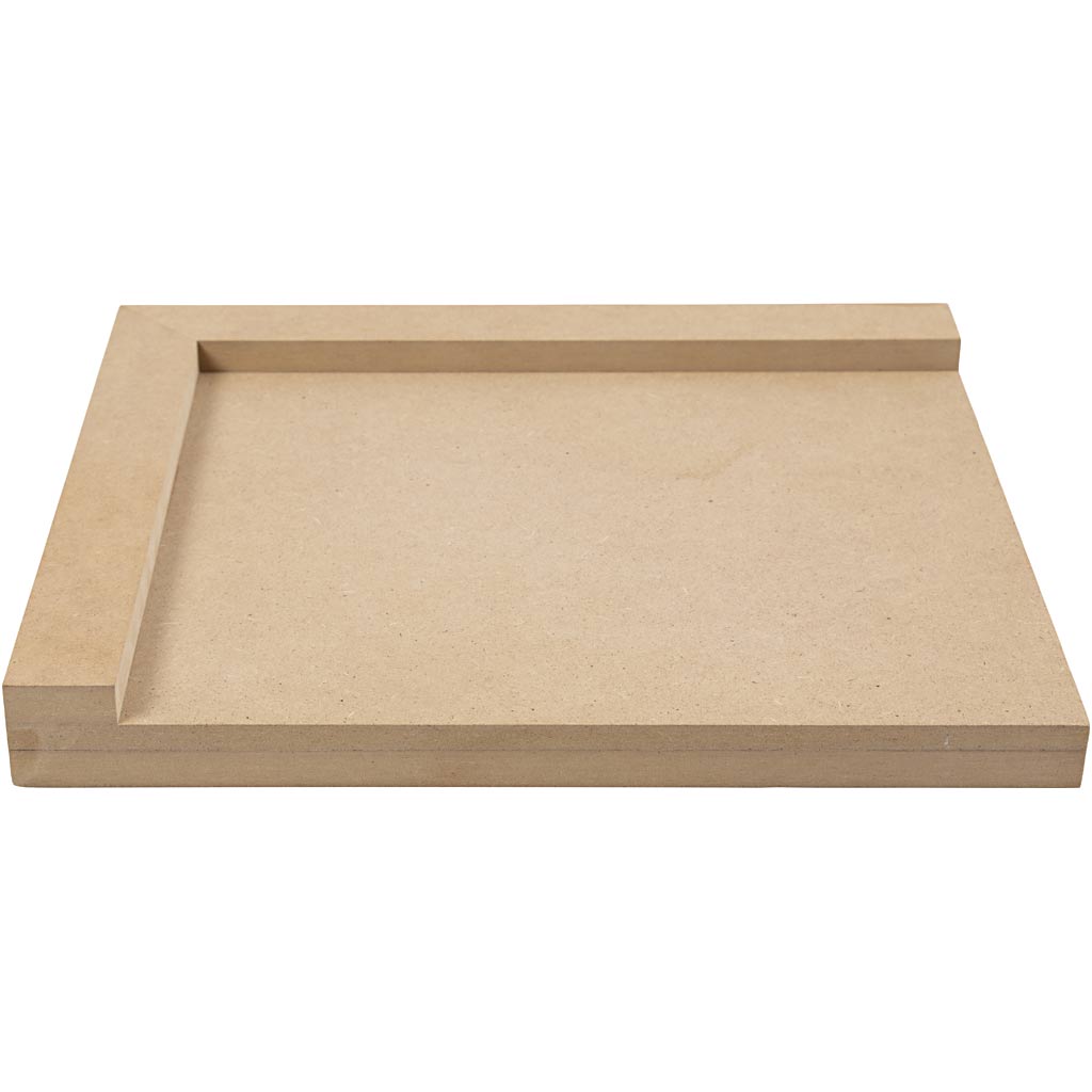 Creativ company wooden linoleum holder, size 25x29 cm, right-handed, 1 piece