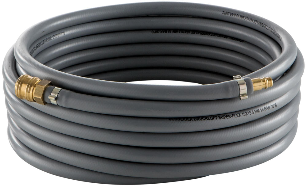 Schneider airsystems schneider persluchtslang super-flex super-air pressure hose mounted 10 meter