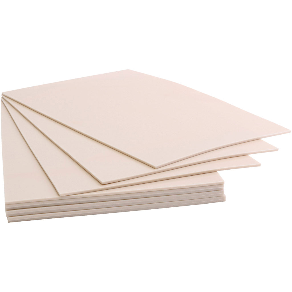 Creativ company soft linoleum sheet, size 20x30 cm, thickness 3 mm, 10 pieces in a box